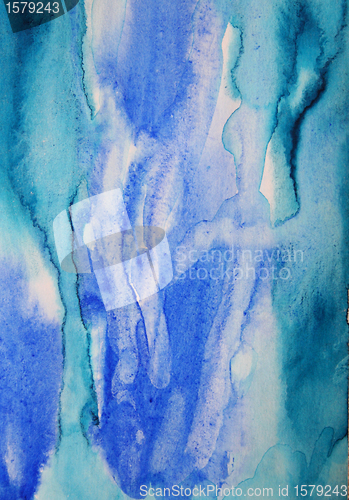 Image of Abstract watercolor background on paper texture 