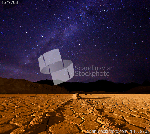 Image of Beautiful Milky Way Formation in Death Valley California