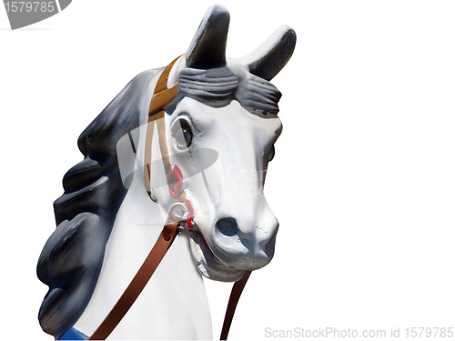 Image of Head of an Old Merry-Go-Round Horse