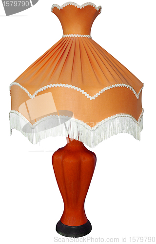 Image of Bright Orange Table Lamp