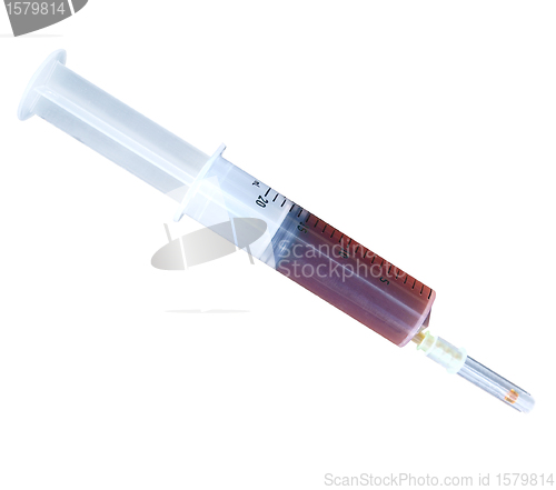 Image of Plastic Syringe of Antibiotic