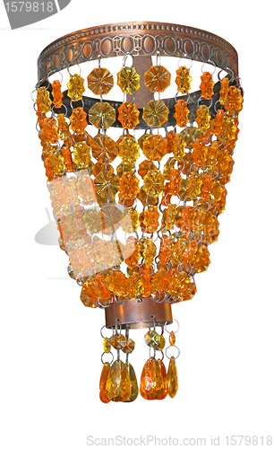 Image of Yellow and Orange Chandelier