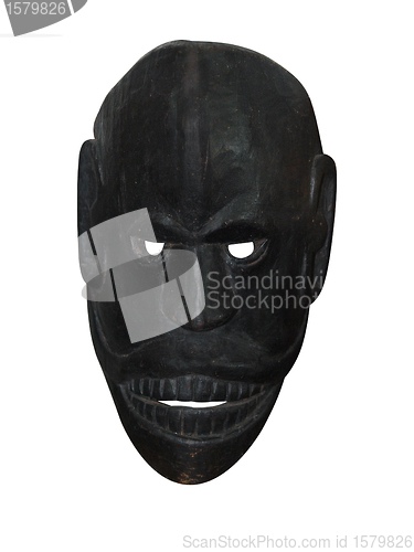 Image of Black Wooden Mask