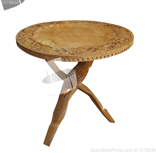 Image of Antique Wooden Table