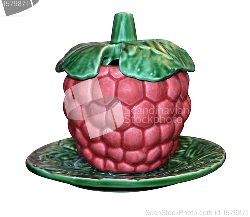 Image of Ornate Raspberry Jam Container
