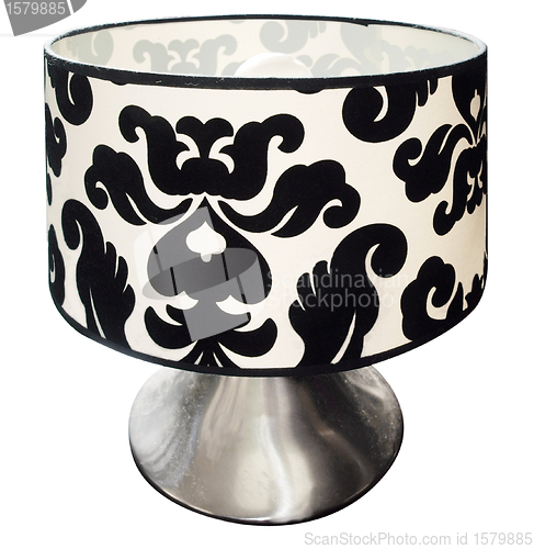 Image of Black and White Table Lamp