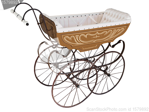 Image of Ornate Antique Pram