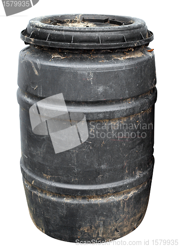 Image of Dirty Plastic Drum