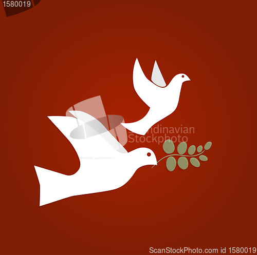 Image of Dove of Peace Vector