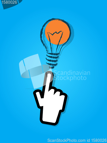 Image of illustration of idea bulb.