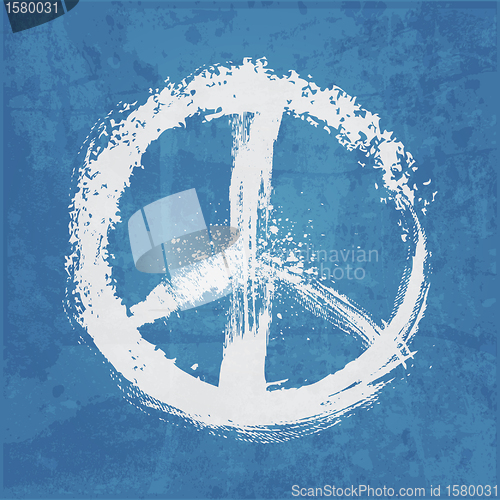 Image of illustration of  peace sign