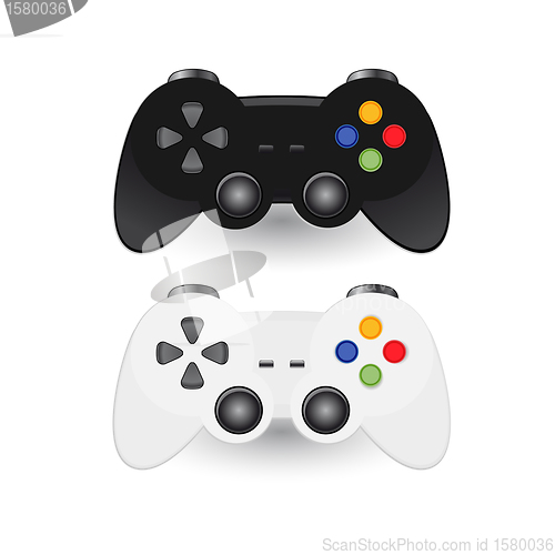 Image of Illustration of Game pad Joystic