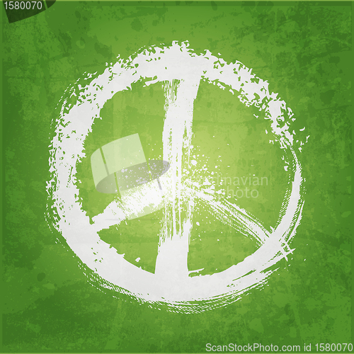 Image of illustration of peace sign