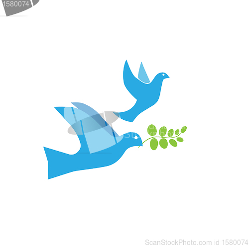 Image of Dove of Peace Vector