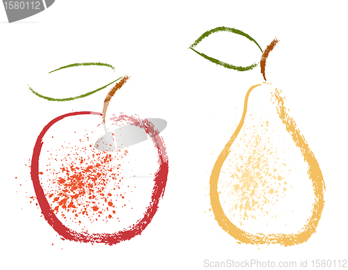 Image of Apple and pears pattern