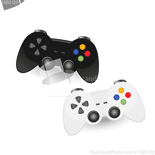 Image of Illustration of Game pad Joystic