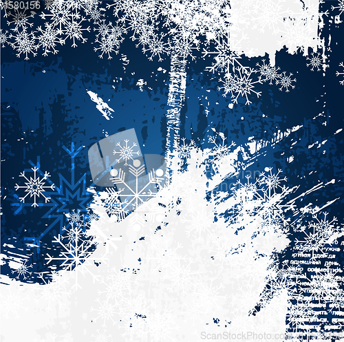 Image of Christmas decoration grunge background