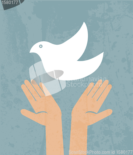 Image of Dove of Peace Vector