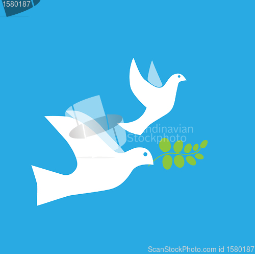 Image of Dove of Peace Vector