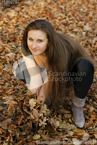 Image of girl in the woods