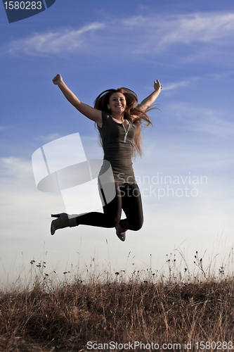 Image of jumping girl
