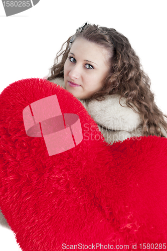 Image of girl with a heart