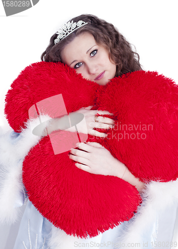 Image of girl with a heart