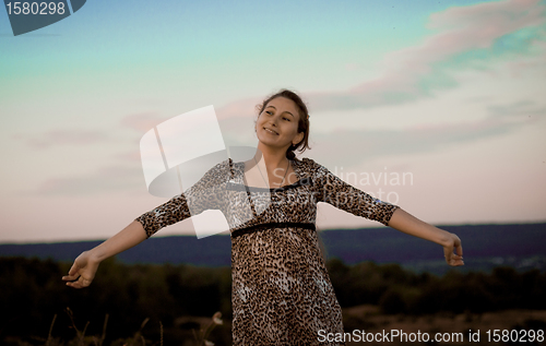 Image of Girl on the nature