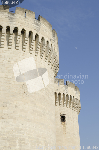Image of towers of medieval castle