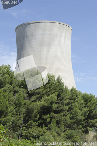 Image of cooling tower nuclear