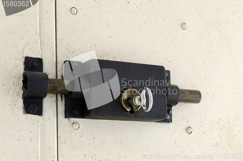 Image of prison door lock