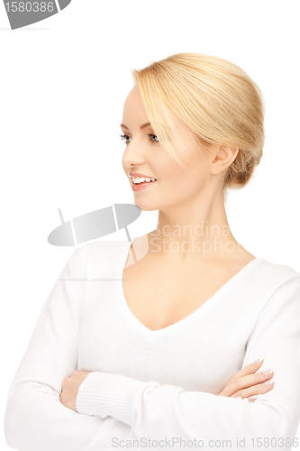 Image of happy and smiling woman.