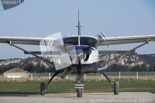 Image of Aircraft on the airstrip