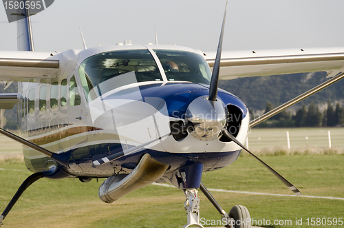 Image of civil propeller plane