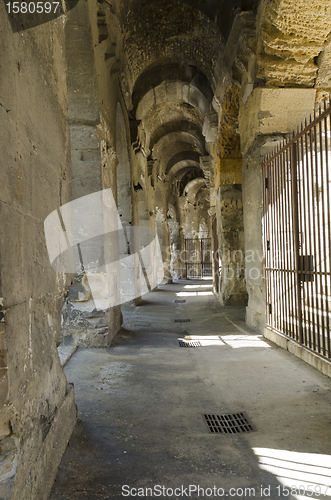 Image of corridor around a roman amphitheater