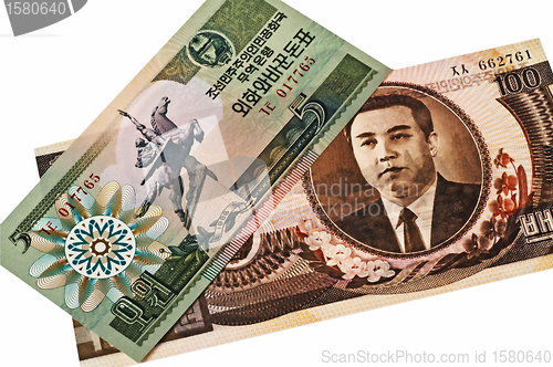 Image of Currency of North-Korea Won