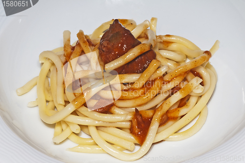 Image of goulash with noodles