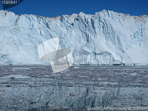 Image of Calving glacier Eqi, Greenland.