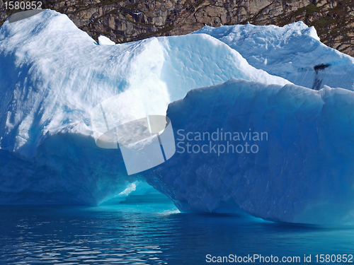 Image of Bergy bit, Greenland.