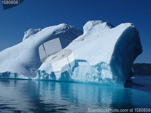 Image of Iceberg, Greenland west coast in summer.