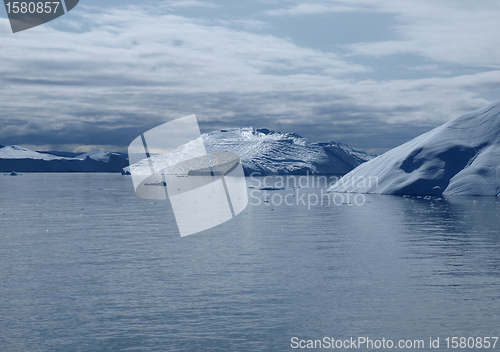 Image of Iceberg, Greenland west coast in summer.