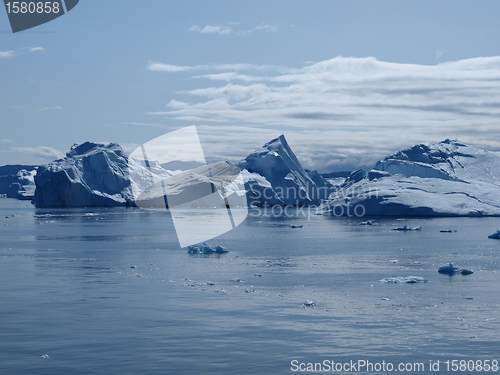 Image of Iceberg, Greenland west coast in summer.