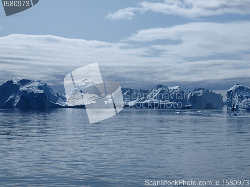 Image of Icebergs Ilulissat south coast, Greenland.