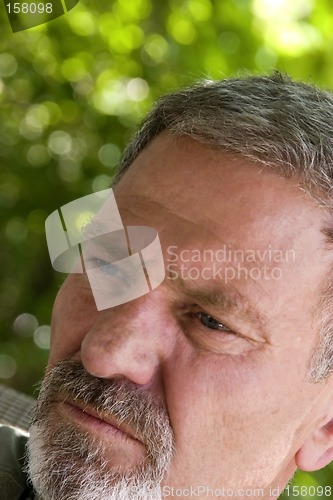 Image of Man Looking Away at an Angle