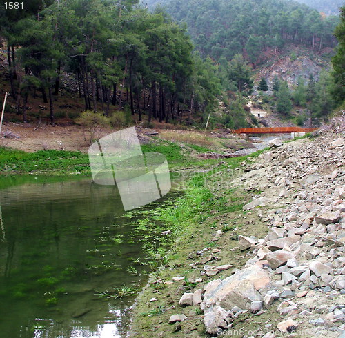 Image of The lake's end. Xyliatou. Cyprus