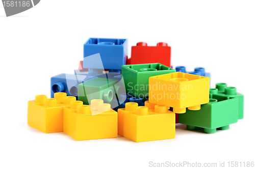 Image of Some plastick colored bricks