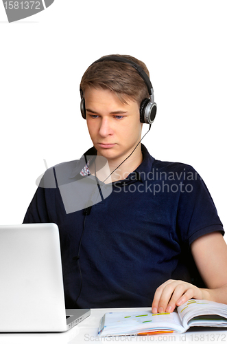 Image of serious teenager