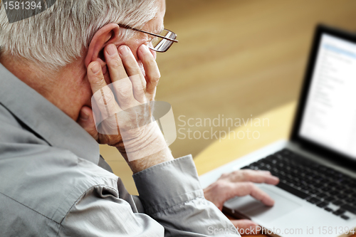 Image of Senior with Laptop