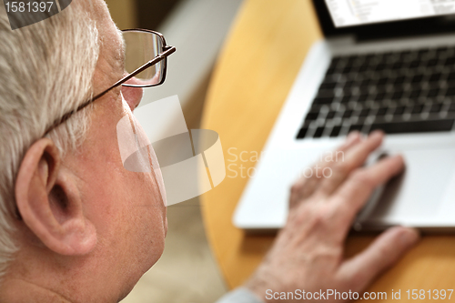 Image of Senior with Laptop