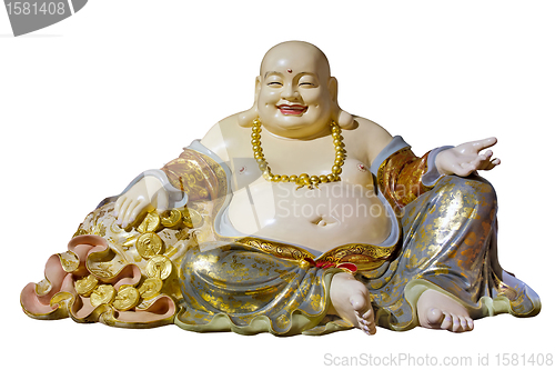 Image of Big Belly Maitreya Cloth Bag Monk Statue